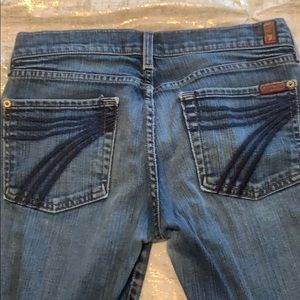 7 for all Mankind wide leg jeans!!!